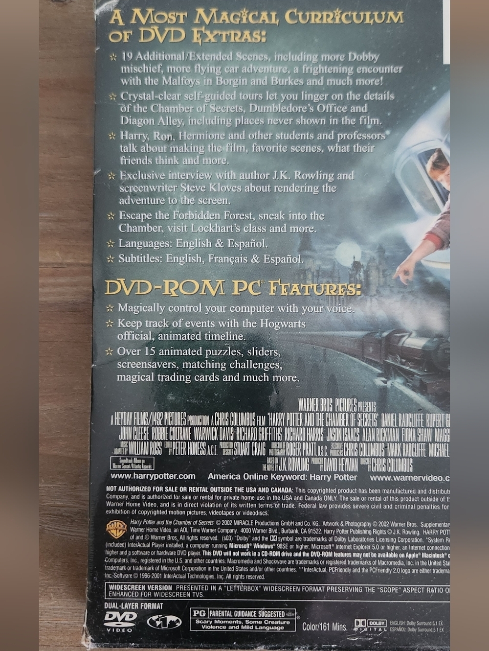 Warner Bros. Harry Potter and the Chamber of Secrets DVD - Green & Gold - Picture 11 of 11